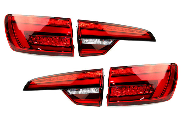 Org. LED baglygter A4 Avant med dynamisk blinklys
