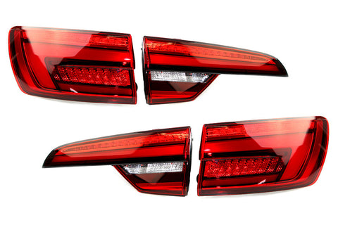 Org. LED baglygter A4 Avant med dynamisk blinklys