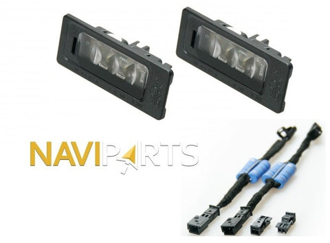 Org. LED nummerpladelys inkl. Adapter